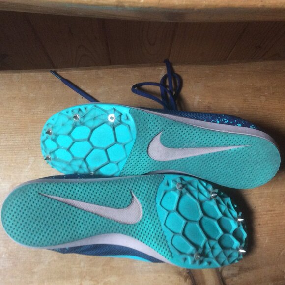 NIKE WOMENS NIKE ZOOM RIVAL D TRACK & FIELD CROSS COUNTY RUNNING SHOES SIZE 10.5 - Picture 6 of 8